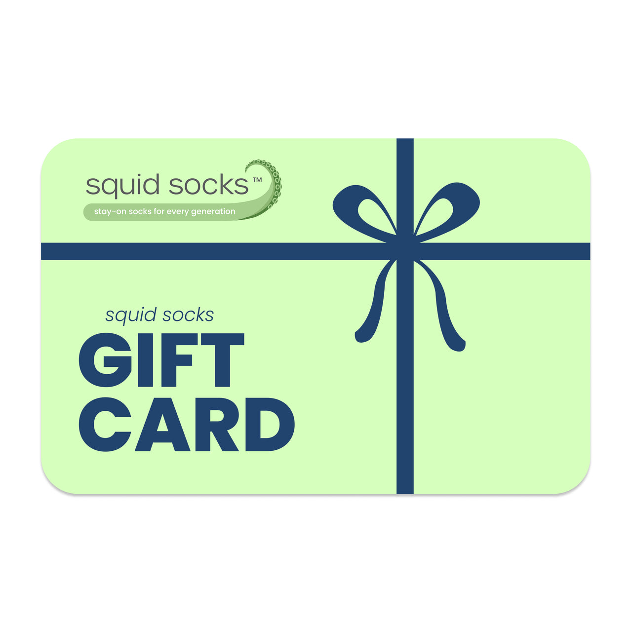 Squid Socks® Gift Card For Baby Socks