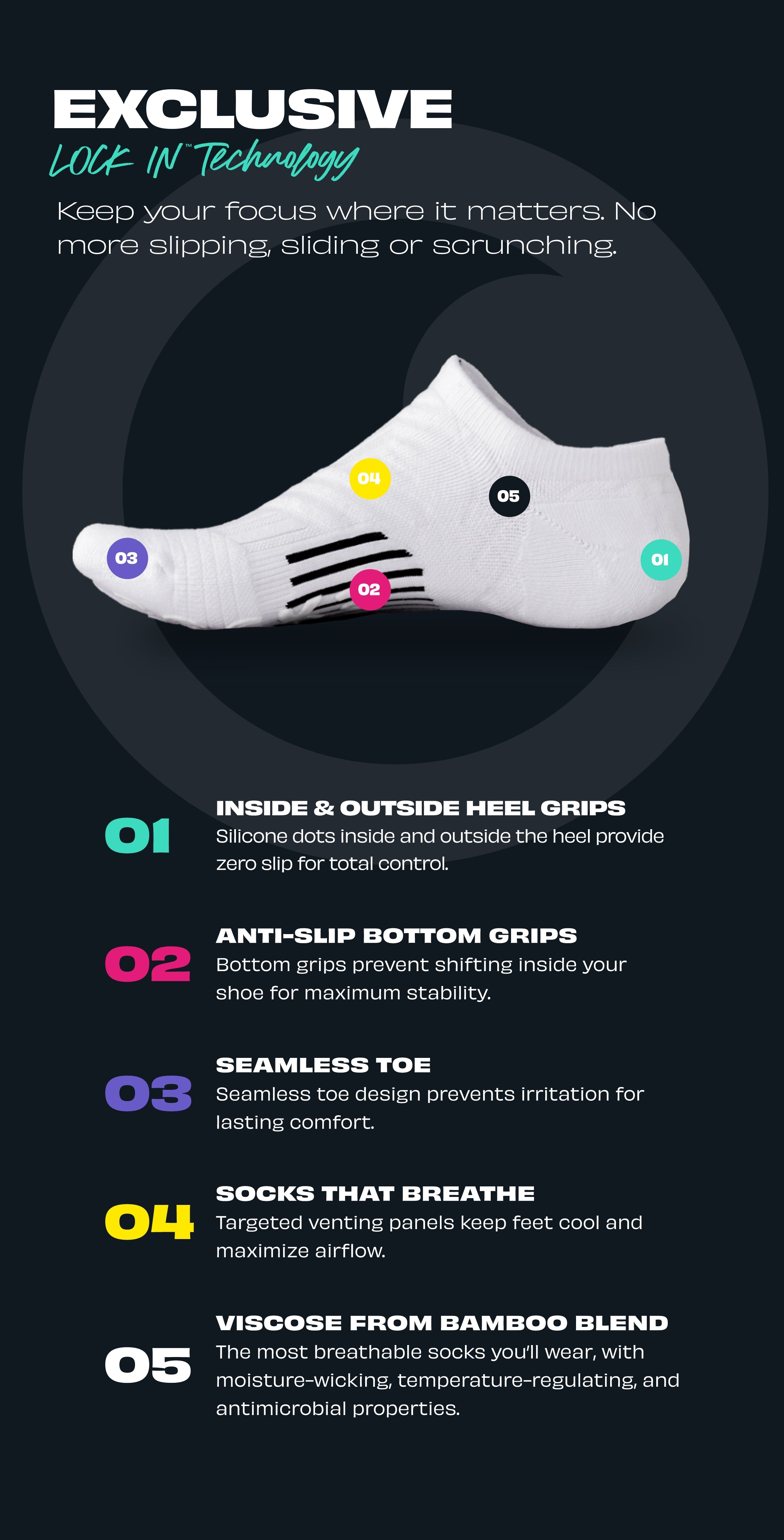 Programing Scoks Power Pack | Squid Socks® | Breathable Performance Adult Low-Cut Socks