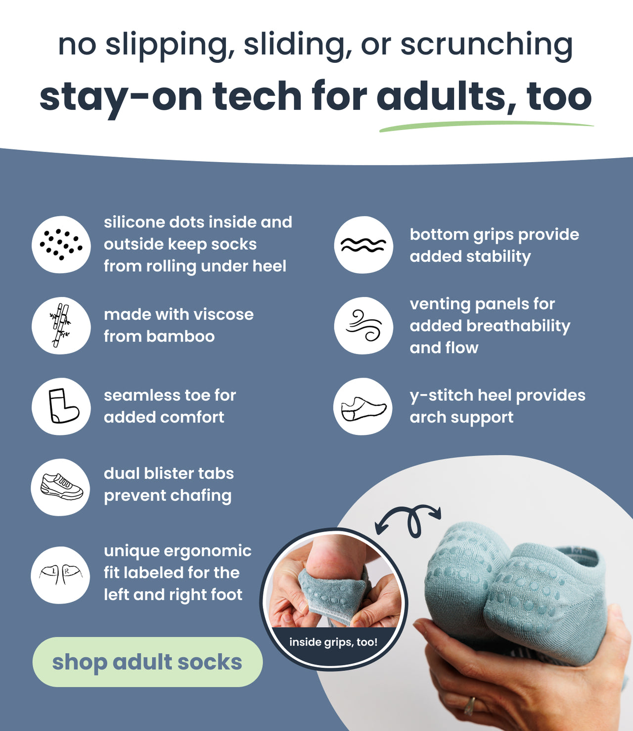 Performance Grip Socks | Squid Socks® (As Seen on Shark Tank)