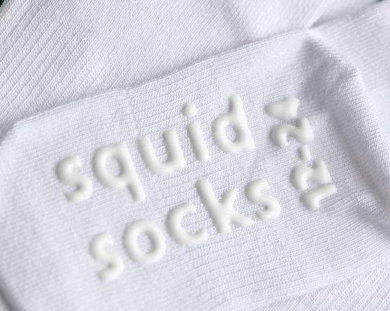 squid socks baby socks shark tank seen on tv socks that stay on grip socks baby newborn infant toddler child children kid kids crawl walk run feet toes best quality durable soft gentle good deal sale sales bamboo cotton polyester blend made in america american small business woman women entrepreneur baby shower easter christmas holiday gift winter warm snug neutral boy girl white bright solid plain simple casual crew ankle
