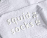 Thumbnail for squid socks baby socks shark tank seen on tv socks that stay on grip socks baby newborn infant toddler child children kid kids crawl walk run feet toes best quality durable soft gentle good deal sale sales bamboo cotton polyester blend made in america american small business woman women entrepreneur baby shower easter christmas holiday gift winter warm snug neutral boy girl white bright solid plain simple casual crew ankle