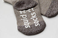 Thumbnail for squid socks baby socks shark tank seen on tv socks that stay on grip socks baby newborn infant toddler child children kid kids crawl walk run feet toes best quality durable soft gentle good deal sale sales bamboo cotton polyester blend made in america american small business woman women entrepreneur baby shower easter christmas holiday gift winter warm snug neutral boy girl gray tan ivory sand pattern plain simple casual crew ankle