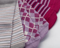 Thumbnail for squid socks baby socks shark tank seen on tv socks that stay on grip socks baby newborn infant toddler child children kid kids crawl walk run feet toes best quality durable soft gentle good deal sale sales bamboo cotton polyester blend made in america american small business woman women entrepreneur baby shower easter christmas holiday gift winter warm snug girl neutral purple gray pink white pattern simple casual crew ankle stripes argyle