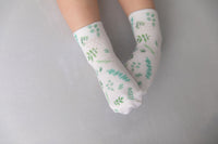 Thumbnail for squid socks baby socks shark tank seen on tv socks that stay on grip socks baby newborn infant toddler child children kid kids crawl walk run feet toes best quality durable soft gentle good deal sale sales bamboo cotton polyester blend made in america american small business woman women entrepreneur baby shower easter christmas holiday gift winter warm snug girl white bright solid print pattern plain simple casual crew ankle pastel floral foliage rainbows hearts valentines day