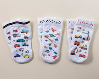squid socks baby socks shark tank seen on tv socks that stay on grip socks baby newborn infant toddler child children kid kids crawl walk run feet toes best quality durable soft gentle good deal sale sales bamboo cotton polyester blend made in america american small business woman women entrepreneur baby shower easter christmas holiday gift winter warm snug boy white bright solid print pattern plain simple casual crew ankle vibrant colorful construction dinosaurs vehicles trucks cars bus garbage truck