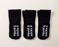 Thumbnail for squid socks baby socks shark tank seen on tv socks that stay on grip socks baby newborn infant toddler child children kid kids crawl walk run feet toes best quality durable soft gentle good deal sale sales bamboo cotton polyester blend made in america american small business woman women entrepreneur baby shower easter christmas holiday gift winter warm snug neutral boy girl black dark solid plain simple casual crew ankle