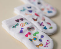 Thumbnail for squid socks baby socks shark tank seen on tv socks that stay on grip socks baby newborn infant toddler child children kid kids crawl walk run feet toes best quality durable soft gentle good deal sale sales bamboo cotton polyester blend made in america american small business woman women entrepreneur baby shower easter christmas holiday gift winter warm snug girl white bright solid print pattern plain simple casual crew ankle sunglasses butterfly butterflies fashion