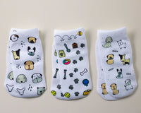 squid socks baby socks shark tank seen on tv socks that stay on grip socks baby newborn infant toddler child children kid kids crawl walk run feet toes best quality durable soft gentle good deal sale sales bamboo cotton polyester blend made in america american small business woman women entrepreneur baby shower easter christmas holiday gift winter warm snug neutral boy girl white bright solid print pattern plain simple casual crew ankle dog dogs heads toys woof bark wag paws pawprints