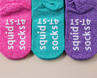 Thumbnail for squid socks baby socks shark tank seen on tv socks that stay on grip socks baby newborn infant toddler child children kid kids crawl walk run feet toes best quality durable soft gentle good deal sale sales bamboo cotton polyester blend made in america american small business woman women entrepreneur baby shower easter christmas holiday gift winter warm snug neutral girl melange pink purple teal solid plain simple casual crew ankle